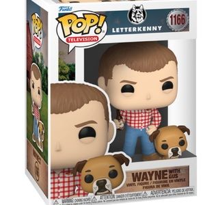 Funko pop Wayne with Gus movie letter kenny number 1166